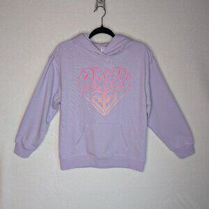 Youth Roxy Purple Hoodie With Pocket Size L(14/16)